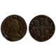 Isabel II. 1850. 8 Maravedí (BC/BC+) Ceca de Jubia