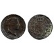 Isabel II. 1863. 25 Céntimos de Real (BC+) Ceca de Segovia