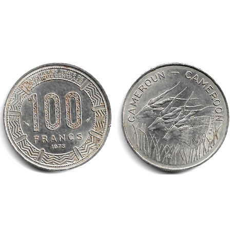 (17) Camerún. 1975. 100 Francs (MBC+)