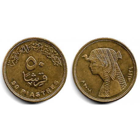 (942.2) Egipto. 2008. 50 Piastres (MBC)