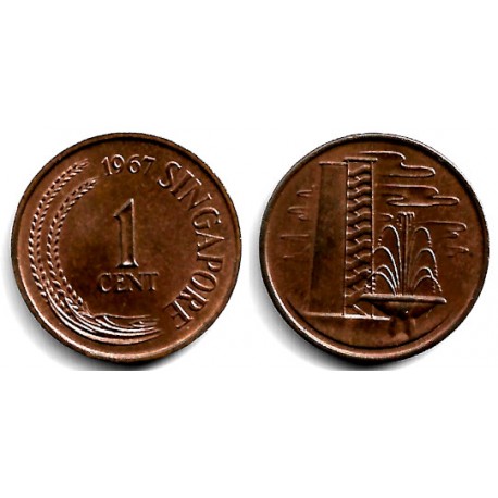 (1) Singapur. 1967. 1 Cent (SC)