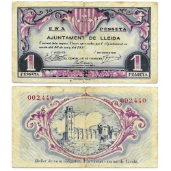 Lleida. 1937. 1 Peseta (MBC)