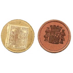 España (II República). Sin Fecha. 10 Céntimos (MBC-)