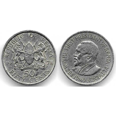 (13) Kenia. 1978. 50 Cents (MBC)