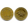 (9) Estados África Central. 1974. 10 Francs (MBC)