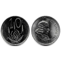 (68.1) Sudáfrica. 1966. 10 Cents (SC)