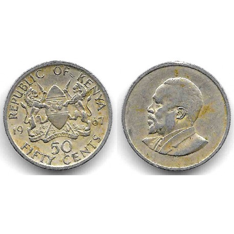 (4) Kenia. 1967. 50 Cents (BC+)