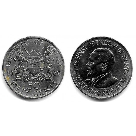 (13) Kenia. 1969. 50 Cents (MBC)