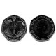 Gibraltar. 2022. 50 Pence (SC)