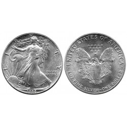 (273) Estados Unidos de América. 1988. 1 Dollar (SC) (Plata) 31,10 gr. de .999 Milésimas