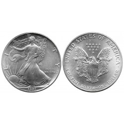 (273) Estados Unidos de América. 1991. 1 Dollar (SC) (Plata) 31,10 gr. de .999 Milésimas