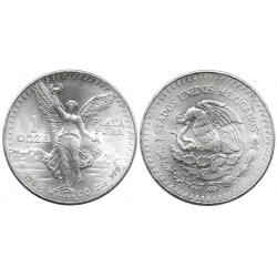 (494.1) Estados Unidos Mexicanos. 1986. 1 Onza (SC) (Plata) 31,10 gr. de .999 Milésimas
