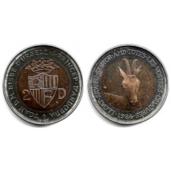 (21) Andorra. 1984. 2 Diners (SC)