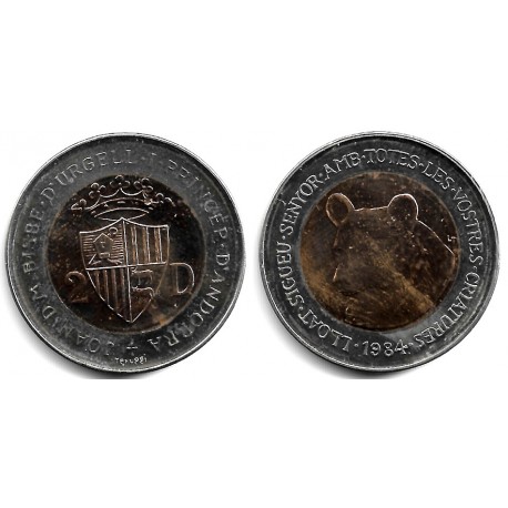 (19) Andorra. 1984. 2 Diners (SC)