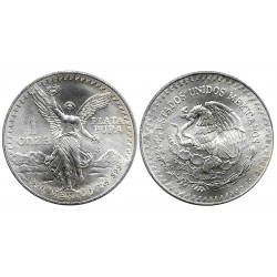 (494.2) Estados Unidos Mexicanos. 1990. 1 Onza (SC) (Plata) 31,10 gr. de .999 Milésimas