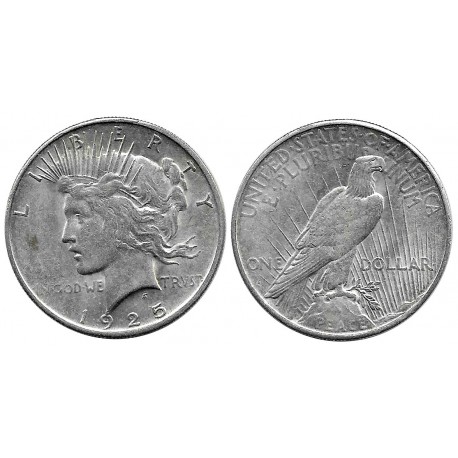 (150) Estados Unidos de América. 1925(S). 1 Dollar (MBC) (Plata)