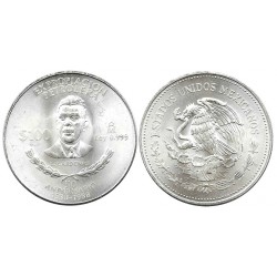 (533) Estados Unidos Mexicanos. 1988. 100 Pesos (SC-) (Plata) 31,10 gr. de .999 Milésimas