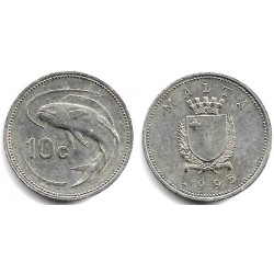 (96) Malta. 1995. 10 Cents (MBC)