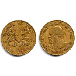 (11) Kenia. 1971. 10 Cents (BC)