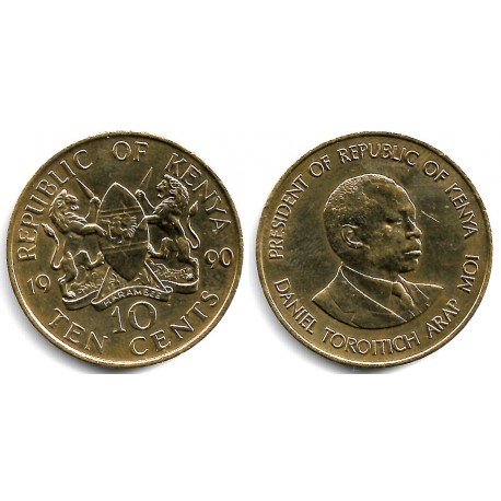 (18) Kenia. 1990. 10 Cents (EBC)