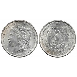 (110) Estados Unidos de América. 1888. 1 Dollar (SC) (Plata)
