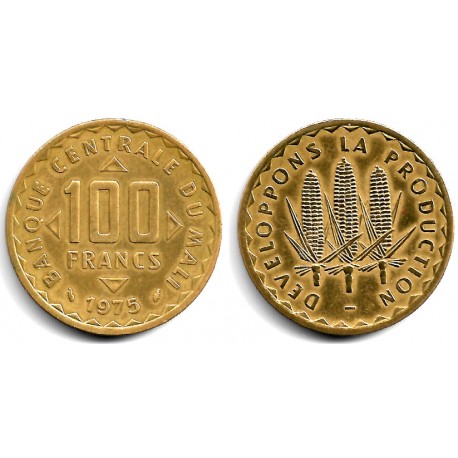 (10) Mali. 1975. 100 Francs (EBC)
