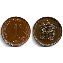(10) Rhodesia. 1972. 1 Cent (EBC+)