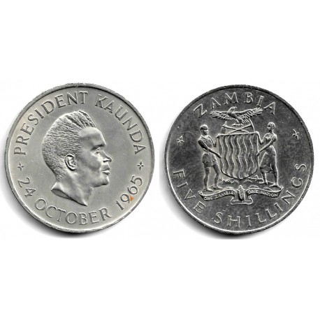 (4) Zambia. 1965. 5 Shillings (EBC+)