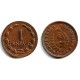 (37a) Argentina. 1948. 1 Centavo (MBC+)