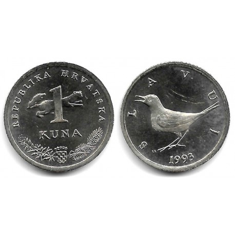 (9.1) Croacia. 1993. 1 Kuna (SC-)