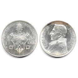 (142) Ciudad del Vaticano. 1978. 100 Lira (EBC+) (Plata)