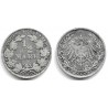 (17) Imperio Alemán. 1905(D). ½ Mark (MBC-) (Plata)