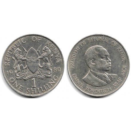 (20) Kenia. 1980. 1 Shilling (MBC)