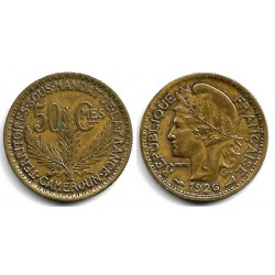 (1) Camerún. 1926. 50 Centimes (MBC)