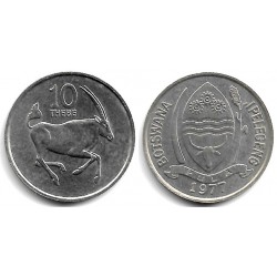 (5) Botswana. 1977. 10 Thebe (SC)