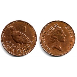 (20) Gibraltar. 1991. 1 Penny (MBC)