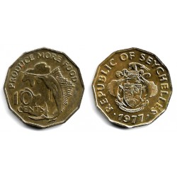 (32) Seychelles. 1977. 10 Cents (EBC+)
