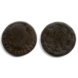 Fernando VII. 1826. 2 Maravedí (RC+/RC) Ceca de Segovia