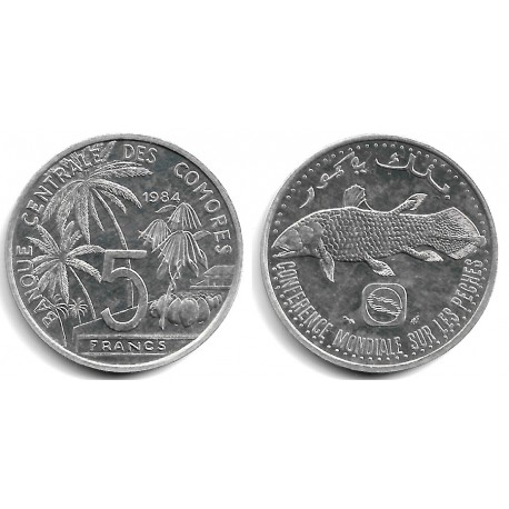 (15) Islas Comores. 1984. 5 Francs (SC)