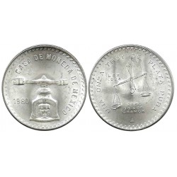 (M49b.5) Estados Unidos Mexicanos. 1980. 1 Onza (EBC+) (Plata) 33,625 gr. de .925 Milésimas