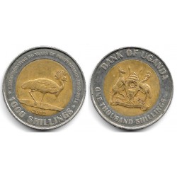 (278) Uganda. 2012. 1000 Shillings (BC+)