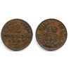 (481) Estados Alemanes (Prussia). 1863(A). 2 Pfennig (MBC+)