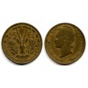 (7) África Occidental Francesa. 1956. 25 Francs (BC+)
