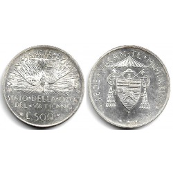 (140) Ciudad del Vaticano. 1978. 500 Lira (EBC+) (Plata)