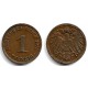 (10) Imperio Alemán. 1912(A). 1 Pfennig (EBC)