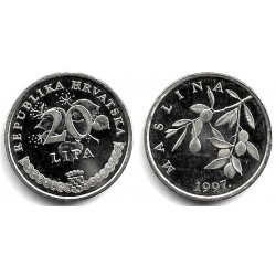 (7) Croacia. 1997. 20 Lipa (SC)