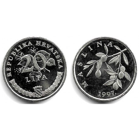 (7) Croacia. 1997. 20 Lipa (SC)