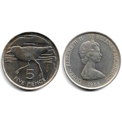 (3) Santa Helena y Ascensión. 1984. 5 Pence (SC-)