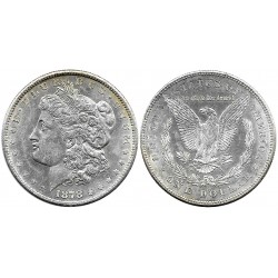 (110) Estados Unidos de América. 1878(S). 1 Dollar (SC/SC-) (Plata)