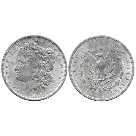 (110) Estados Unidos de América. 1904(O). 1 Dollar (SC/SC-) (Plata)